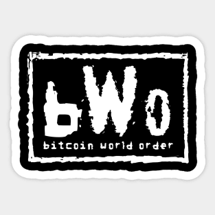 Bitcoin World Order Sticker